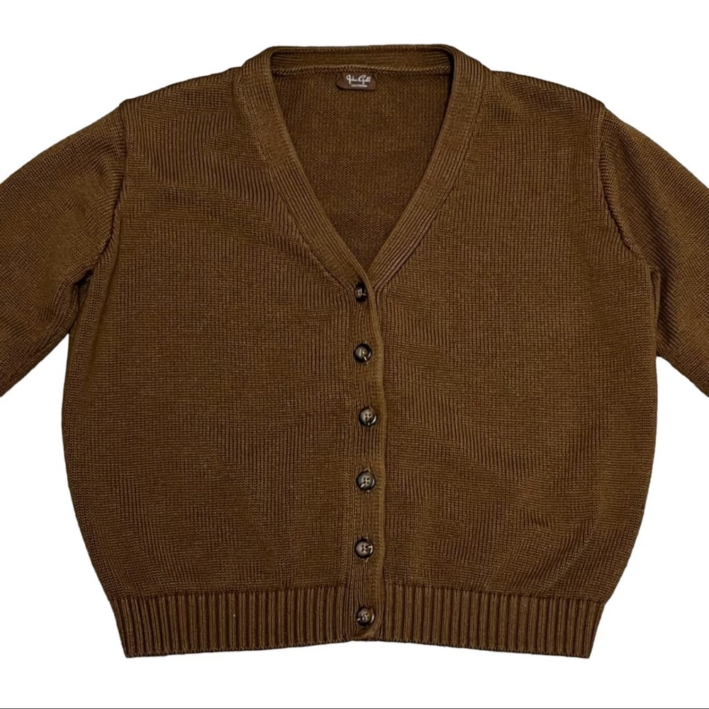 J. Galt California One Size fits Most S M L XL Women’s Cardigan Sweater Brown - Picture 1 of 9